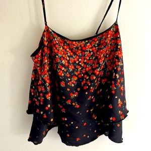Free People Intimately Floral Top. Size Small